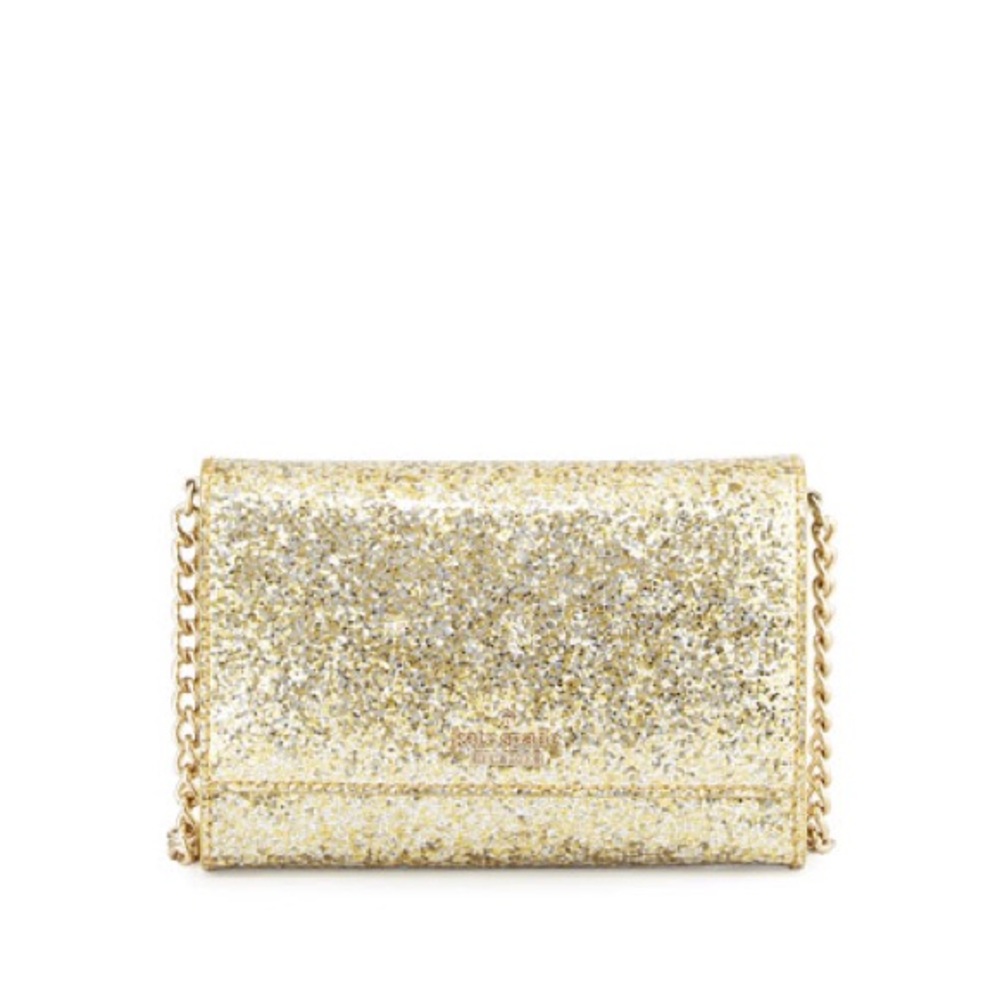 Kate Spade Gold Glitter Crossbody